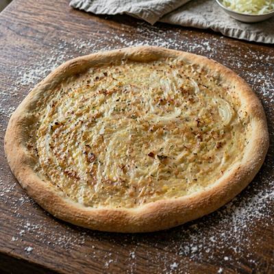 Prepizza de cebolla
